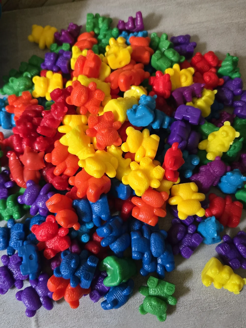 STEM Educational Math Counters Sorting Set Counting Bears Animals Stacking Cups